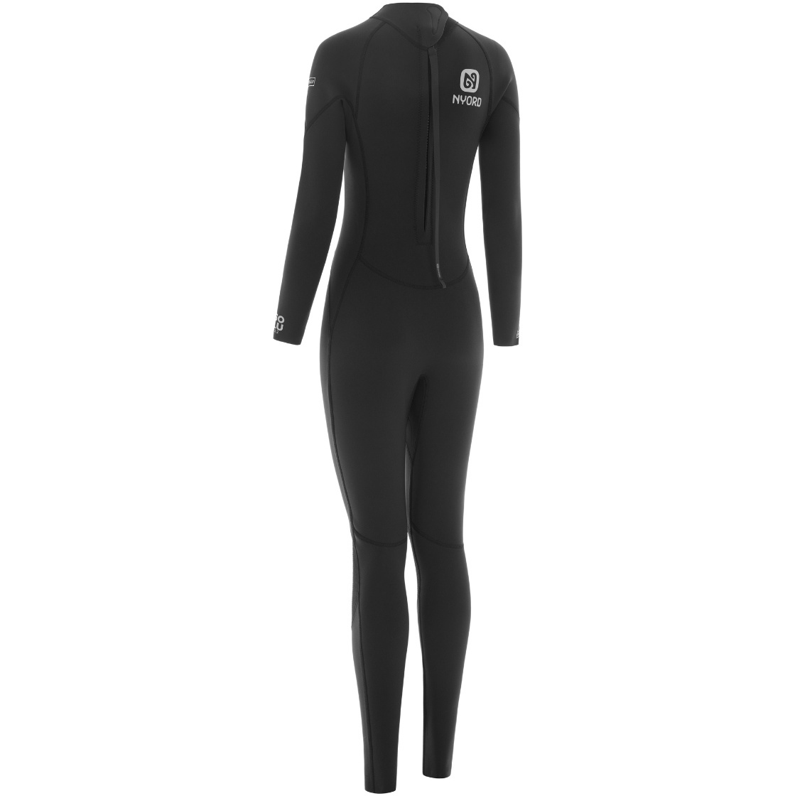 2026 Nyord Womens Solu Yulex 3/2mm Back Zip Fl Wetsuit SOLW32FLBZ001 - Black